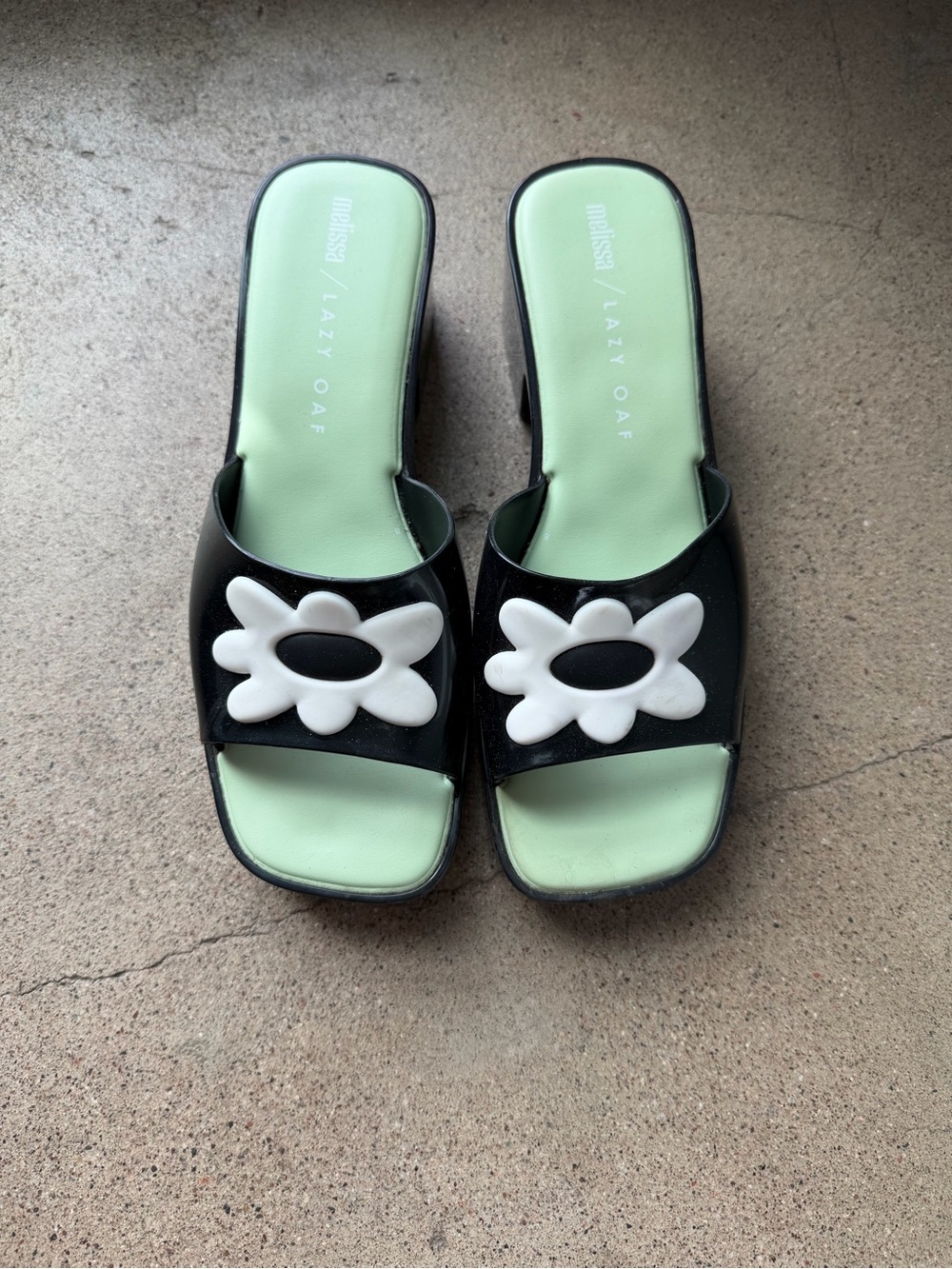 Melissa x Lazy Oaf Sandals, size 9